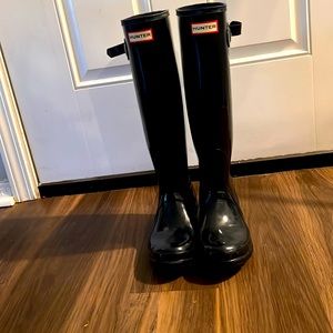 Hunter Patient Rain-boots size 8